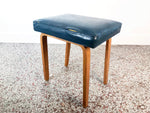 Vintage Bentwood Upholstered Stool by