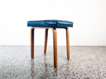 Vintage Bentwood Upholstered Stool by