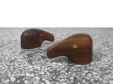 Don Shoemaker Teak Salt and Pepper Shakers