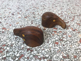 Don Shoemaker Teak Salt and Pepper Shakers