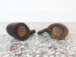 Don Shoemaker Teak Salt and Pepper Shakers