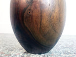 Vintage Black Walnut Turned Wood Bud Vase