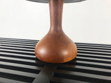 Vintage Wood Turned Teak Table Lamp