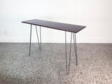 Ipé Console Table on Hairpin Legs by Jeffery Stuart