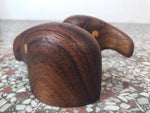 Don Shoemaker Teak Salt and Pepper Shakers