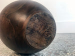 Vintage Black Walnut Turned Wood Bud Vase