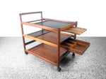 Danish Teak Bar Cart by Dyrlund