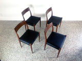 Arne Hovmand Olsen Danish Teak Dining Chairs for Mogens Kold