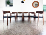 Arne Hovmand Olsen Danish Teak Dining Chairs for Mogens Kold