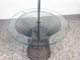 Platner Style Wire Lamp Table by Laurel Lamp Co.