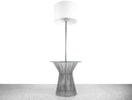 Platner Style Wire Lamp Table by Laurel Lamp Co.