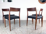 Arne Hovmand Olsen Danish Teak Dining Chairs for Mogens Kold