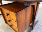 Vintage Brazilian Rosewood Desk - Mid Century Modern