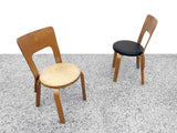 Alvar Aalto Model 66 Chairs by Finmar - a Pair