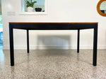 Milo Baughman Mixed Woods Dining Table for Directional