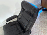 Ekorness Stressless Recliner with Ottoman - Vintage 1970s