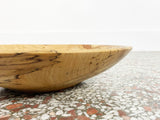 Studio Crafted Spalted Maple Wood Bowl - Hand Turned