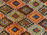 Vintage 5x7 Morrocan Wool Shag Rug - Hand Knotted