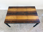 Milo Baughman Mixed Woods Dining Table for Directional