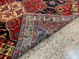 Vintage Turkish Kilim Hand-Knotted 4'x6' Wool Rug