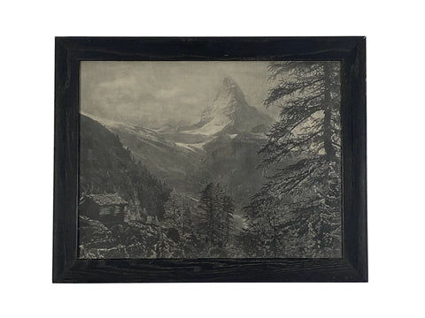 The Majesty of the Matterhorn - Black and White Framed Photograph - National Geographic Society