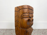Hand Carved 12" Hawaiian Tiki Statue