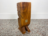 Hand Carved 12" Hawaiian Tiki Statue