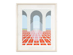 Clarence H. Carter Serigraph 'Arches' 1979