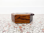 Hexagonal Cocobolo Rosewood Jewelry Box with Dividers