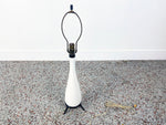 Atomic Mid Century Modern Ceramic Table Lamp with Tripod Base