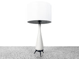 Atomic Mid Century Modern Ceramic Table Lamp with Tripod Base