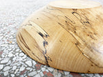 Studio Crafted Spalted Maple Wood Bowl - Hand Turned