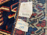 Vintage Turkish Kilim Hand-Knotted 4'x6' Wool Rug