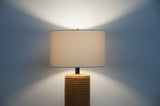 Rope Table Lamp in the Style of Adrien Audoux and Frida Minet - Mid Century Modern