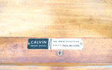 Paul McCobb Walnut and Brass Side Table For Calvin - Irwin Collection