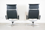 Eames for Herman Miller Aluminum Group Lounge Chairs and Ottoman - 1958