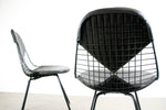 Eames Herman Miller DKR Black Bikini Chairs