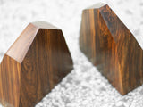 Rosewood Obelisk Bookends