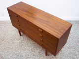 Børge Mogensen for Søborg Møbelfabrik Teak 8 Drawer Dresser